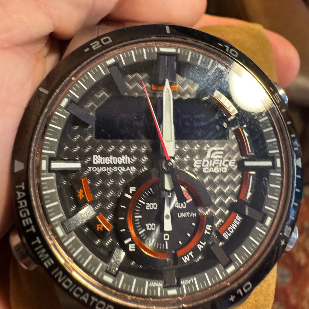 Casio Edifice men’s Eco Drive watch